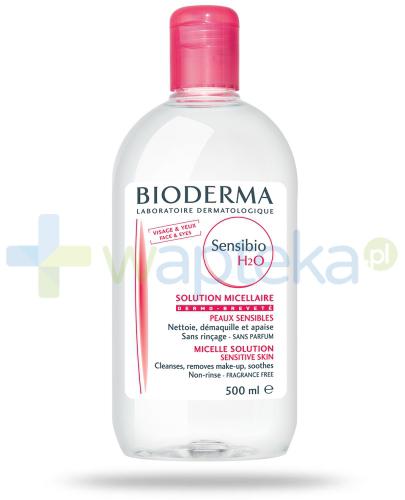 podgląd produktu Bioderma Sensibio H2O płyn micelarny do skóry wrażliwej 500 ml