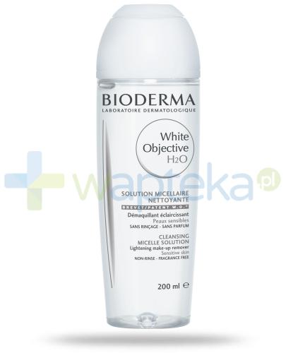 podgląd produktu Bioderma White Objective H2O płyn micelarny do demakijażu redukujący przebarwienia 200 ml