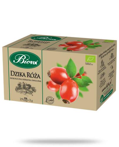 zdjęcie produktu BiFix Herbata dzika róża - ekologiczna ekspresowa 25 saszetek