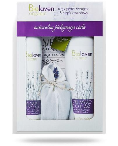 podgląd produktu Biolaven Organic balsam do ciała 300 ml + żel myjący do ciała 300 ml + woreczek z lawendą 30 g [ZESTAW]