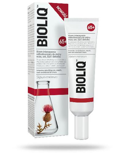 podgląd produktu Bioliq 65+ krem intensywnie odbudowujący do skóry oczu, ust, szyi i dekoltu 30 ml