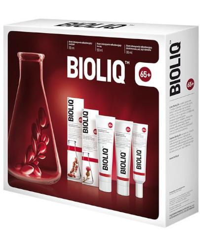 zdjęcie produktu Bioliq 65+ krem na dzień 50 ml + krem na noc 50 ml + krem do skóry oczu, ust, szyi i dekoltu 30 ml [ZESTAW]