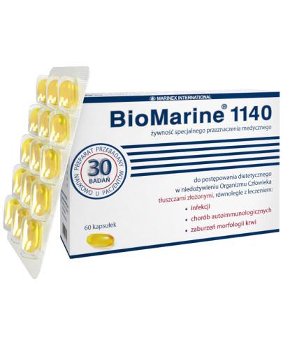 zdjęcie produktu BioMarine 1140 olej z wątroby rekinów tasmańskich 60 kapsułek 