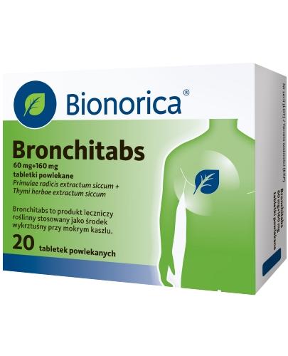 podgląd produktu Bionorica Bronchitabs 0,06g + 0,16g 20 tabletek