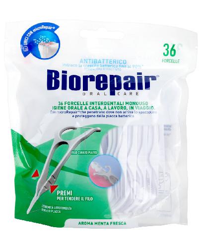 podgląd produktu Biorepair ręczne flossery z nicią dentystyczną 36 sztuk