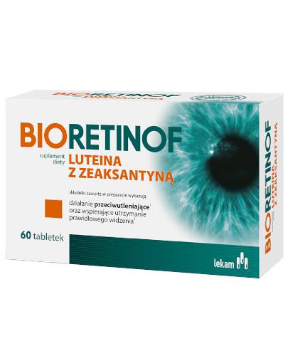 zdjęcie produktu Bioretinof Luteina z zeaksantyną 60 tabletek