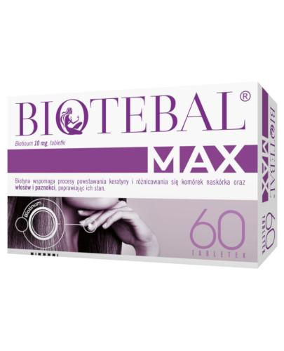 zdjęcie produktu Biotebal Max 10 mg 60 tabletek