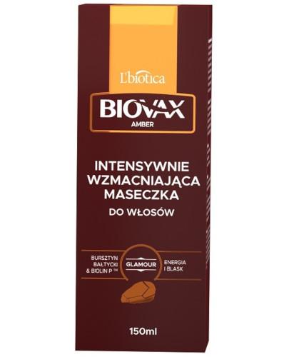 podgląd produktu Biovax Amber intensywnie wzmacniająca maseczka do włosów 150 ml