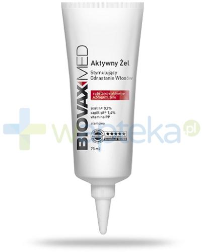 podgląd produktu Biovax Med aktywny żel stymulujący odrastanie włosów 75 ml