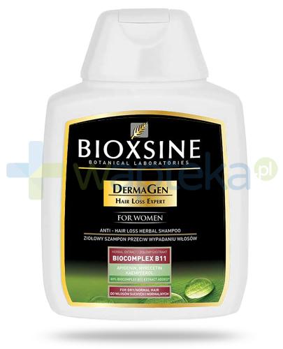 podgląd produktu Bioxsine DermaGen szampon przeciw wypadaniu do włosów normalnych i suchych 300 ml [Black Edition]