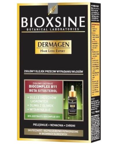 podgląd produktu Bioxsine Dermagen ziołowy olejek przeciw wypadaniu włosów 30 ml