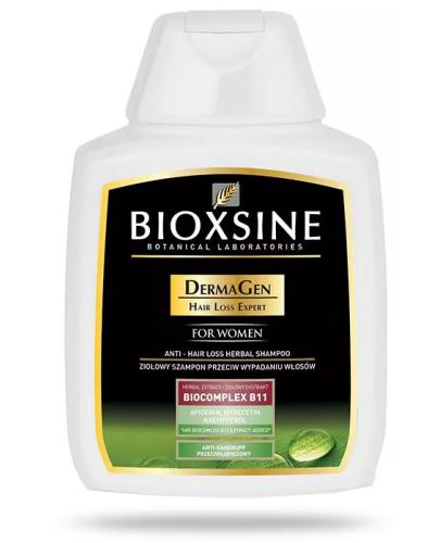 podgląd produktu Bioxsine DermaGen ziołowy szampon przeciw wypadaniu do włosów z łupieżem 300 ml [Black Edition]