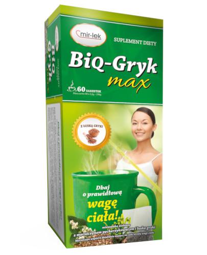zdjęcie produktu Biq-Gryk Max mieszanka ziołowa z morszczynem pęcherzykowatym i łuską gryki 60 saszetek