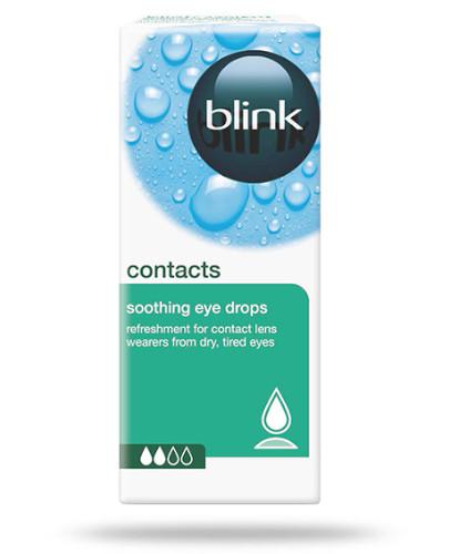 podgląd produktu Blink Contacts krople do oczu łagodzące podrażnienia 10 ml