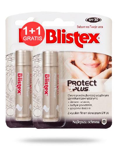 podgląd produktu Blistex ProtectPlus balsam do ust 2 x 4.25 g [DWUPAK]
