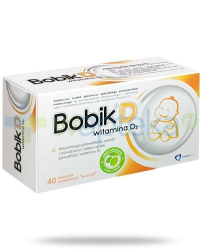 podgląd produktu Bobik D witamina D3 40 kapsułek