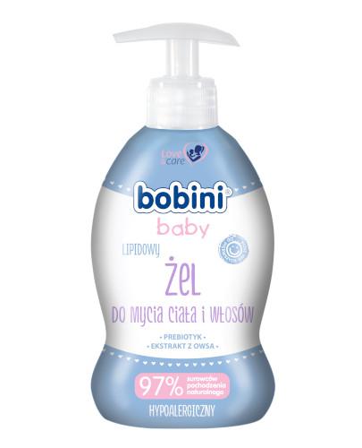 podgląd produktu Bobini Baby lipidowy żel do mycia ciała i włosów 300 ml