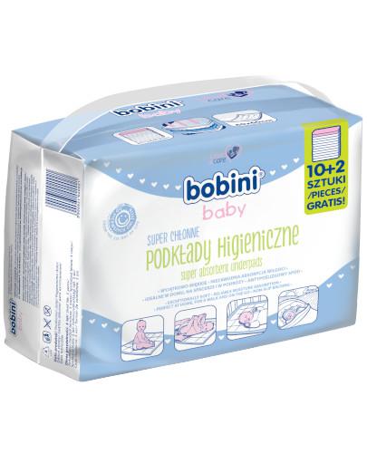 zdjęcie produktu Bobini Baby podkłady higieniczne dla niemowląt i dzieci 12 sztuk