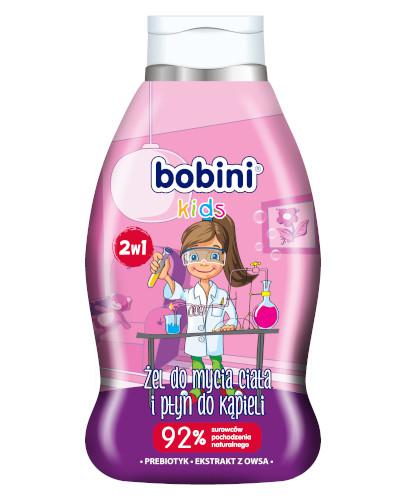 podgląd produktu Bobini płyn do kąpieli i mycia ciała 2w1 Mały naukowiec 660 ml