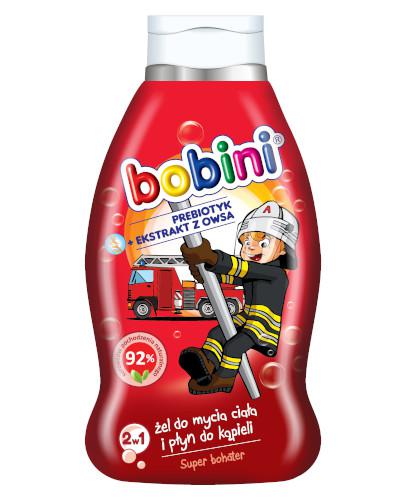 zdjęcie produktu Bobini płyn do kąpieli i mycia ciała 2w1 Super bohater 660 ml