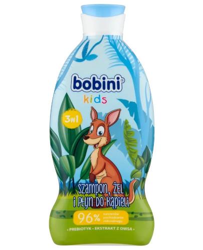 podgląd produktu Bobini szampon, żel pod prysznic i płyn do kąpieli 3w1 Kangur 330 ml