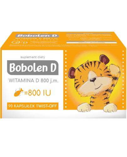 podgląd produktu Bobolen D witamina D 800 90 kapsułek