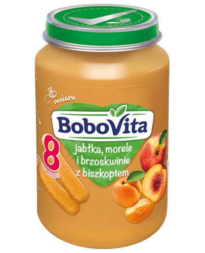 podgląd produktu BoboVita jabłka, morele i brzoskwinie z biszkoptem po 8 miesiącu 190 g