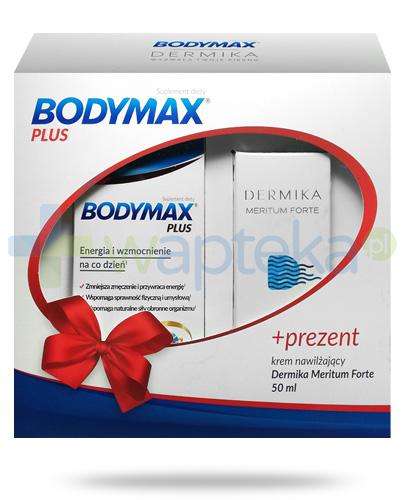 podgląd produktu Bodymax Plus z lecytyną 200 tabletek + Dermika Meritum Forte krem nawilżający 50 ml [ZESTAW]