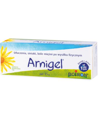 podgląd produktu Boiron Arnigel 70 mg/g żel na siniaki i stłuczenia 45 g