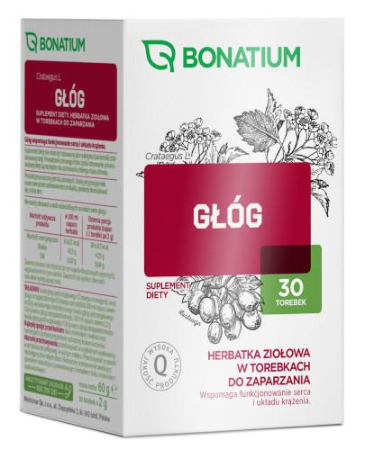 podgląd produktu Bonatium Głóg herbatka ziołowa 30 torebek