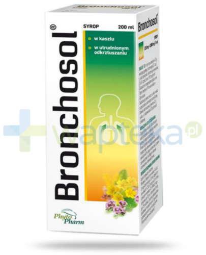 podgląd produktu Bronchosol (218 mg+0,989 mg)/5ml syrop 200 ml