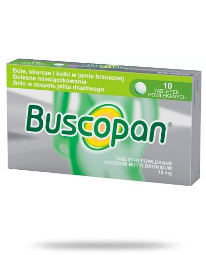 zdjęcie produktu Buscopan 10mg 10 tabletek powlekanych