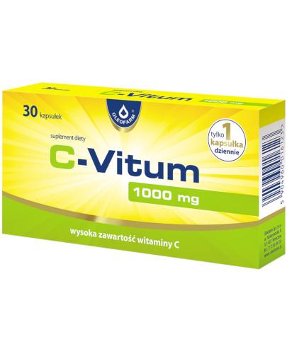 podgląd produktu C-Vitum Witamina C 1000 mg 30 kapsułek