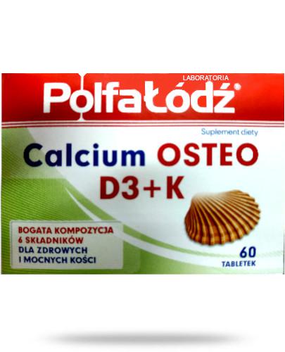 zdjęcie produktu Calcium Osteo D3+K Laboratoria Polfa Łódź 60 tabletek