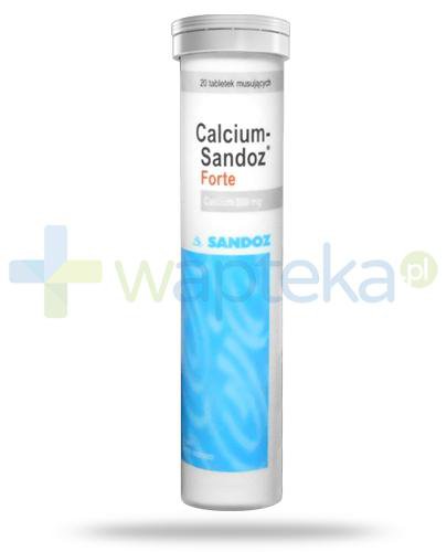 podgląd produktu Calcium Sandoz Forte 500mg 20 tabletek musujących