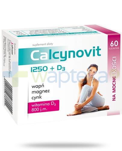 zdjęcie produktu Calcynovit 1250 + D3 tabletki powlekane 60 sztuk