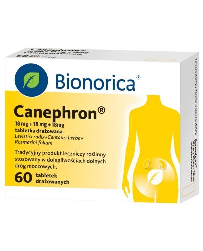 zdjęcie produktu Canephron 18 mg + 18 mg + 18 mg 60 tabletek