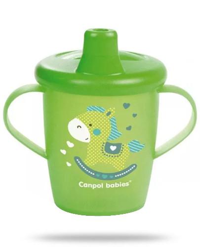 podgląd produktu Canpol Babies Anywayup by Haberman kubek niekapek dla dzieci 9m+ 250 ml [31/200_gre]