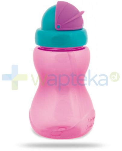 zdjęcie produktu Canpol Babies bidon sportowy ze składaną rurką dla dzieci 12m+ różowy 270 ml [56/109_pin]