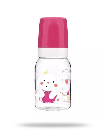 podgląd produktu Canpol Babies butelka wąska 3m+ różowa 120 ml [11/850_pin]