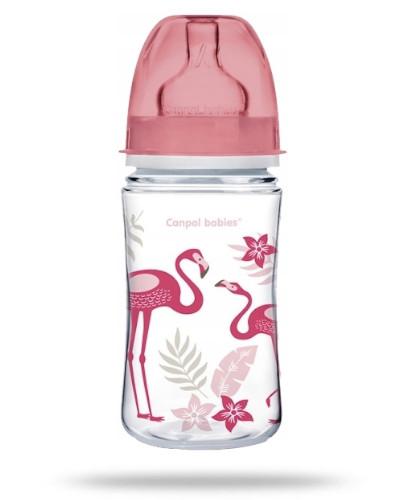 podgląd produktu Canpol Babies EasyStart Jungle butelka szerokootworowa antykolkowa 240 ml [35/227_cor]