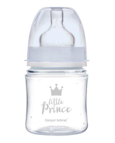 zdjęcie produktu Canpol Babies EasyStart Royal Baby butelka szeroka antykolkowa niebieska 120 ml [35/233_blu]