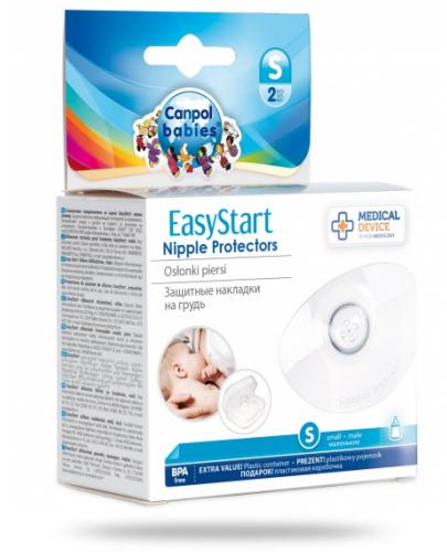 zdjęcie produktu Canpol Babies EasyStart silikonowe osłonki na piersi rozmiar S 2 sztuki [18/602]