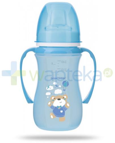 podgląd produktu Canpol Babies EasyStart Sweet fun kubek treningowy 6m+ niebieski miś 240 ml [35/208]