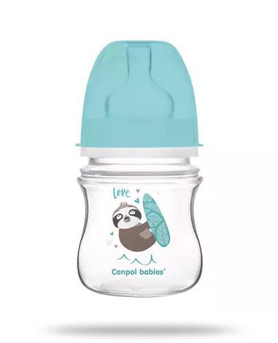 podgląd produktu Canpol Babies EasyStart Toys butelka szeroka antykolkowa niebieska 120 ml [35/220_blu]