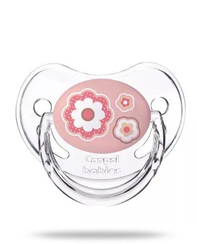 podgląd produktu Canpol Babies Newborn Baby smoczek silikonowy anatomiczny 6-18m różowy 1 sztuka [22/566_pin]