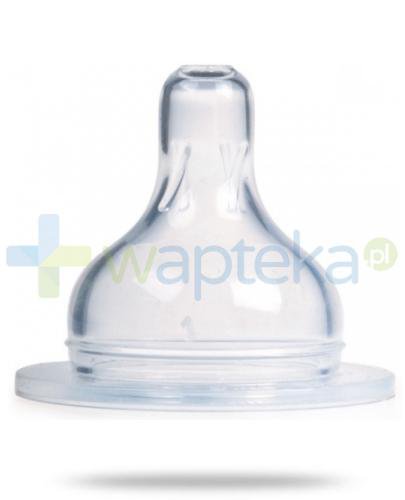 zdjęcie produktu Canpol Babies smoczek EasyStart do butelek szerokich wolny 3-6 mc 1 sztuka [21/720]