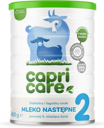 podgląd produktu CapriCare 2 mleko następne powyżej 6 miesiąca oparte na mleku kozim 400 g