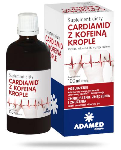 podgląd produktu Cardiamid z kofeiną krople 100 ml