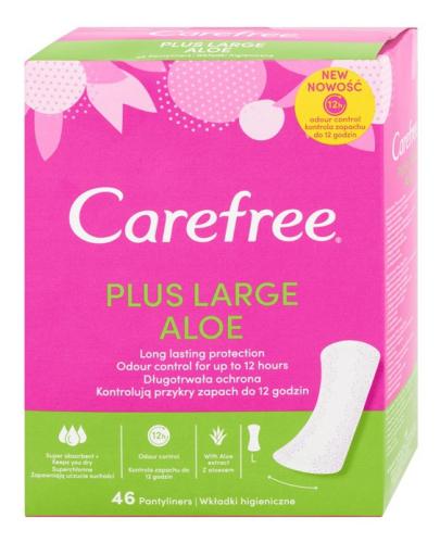 podgląd produktu Carefree Plus Large Aloe wkładki higieniczne 46 sztuk